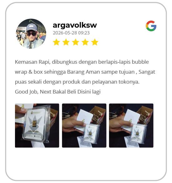 Testimoni Pelanggan Raja Emas Indonesia di WhatsApp